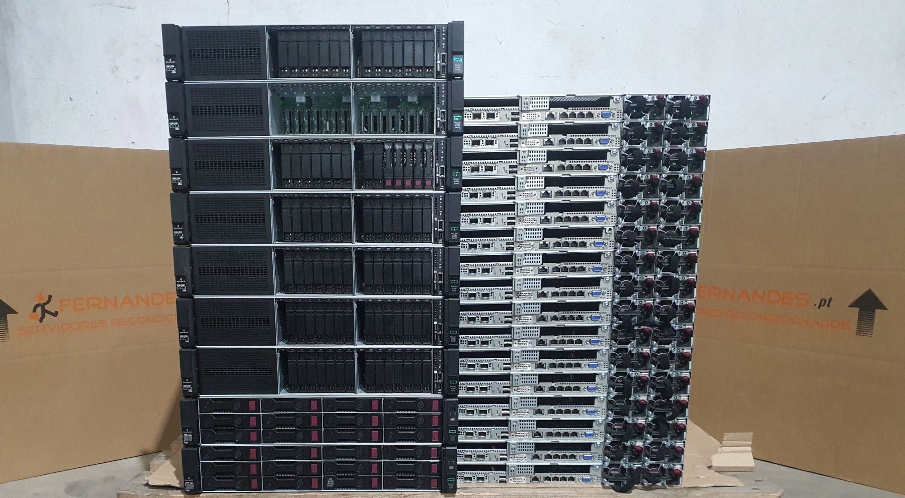 HP DL380 Gen10 | 80 x vCPU + 128GB RAM | 4 x 1.2TB SAS | 2 x Fontes