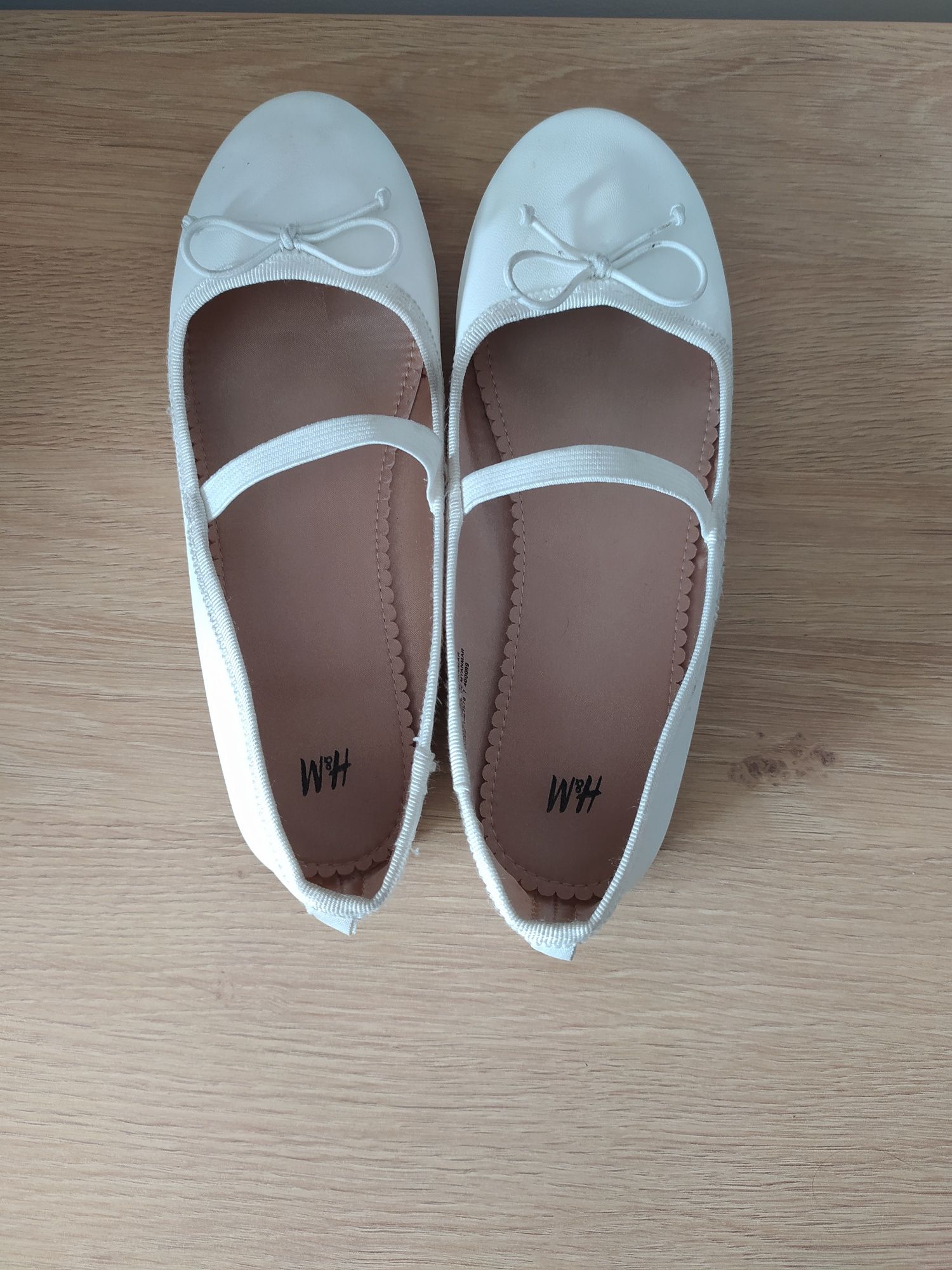 Baleriny H&M 34 białe