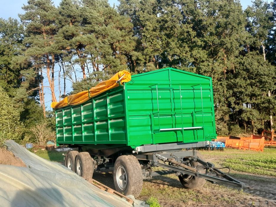 Przyczepa rolnicza 3-osiowa, 18 ton