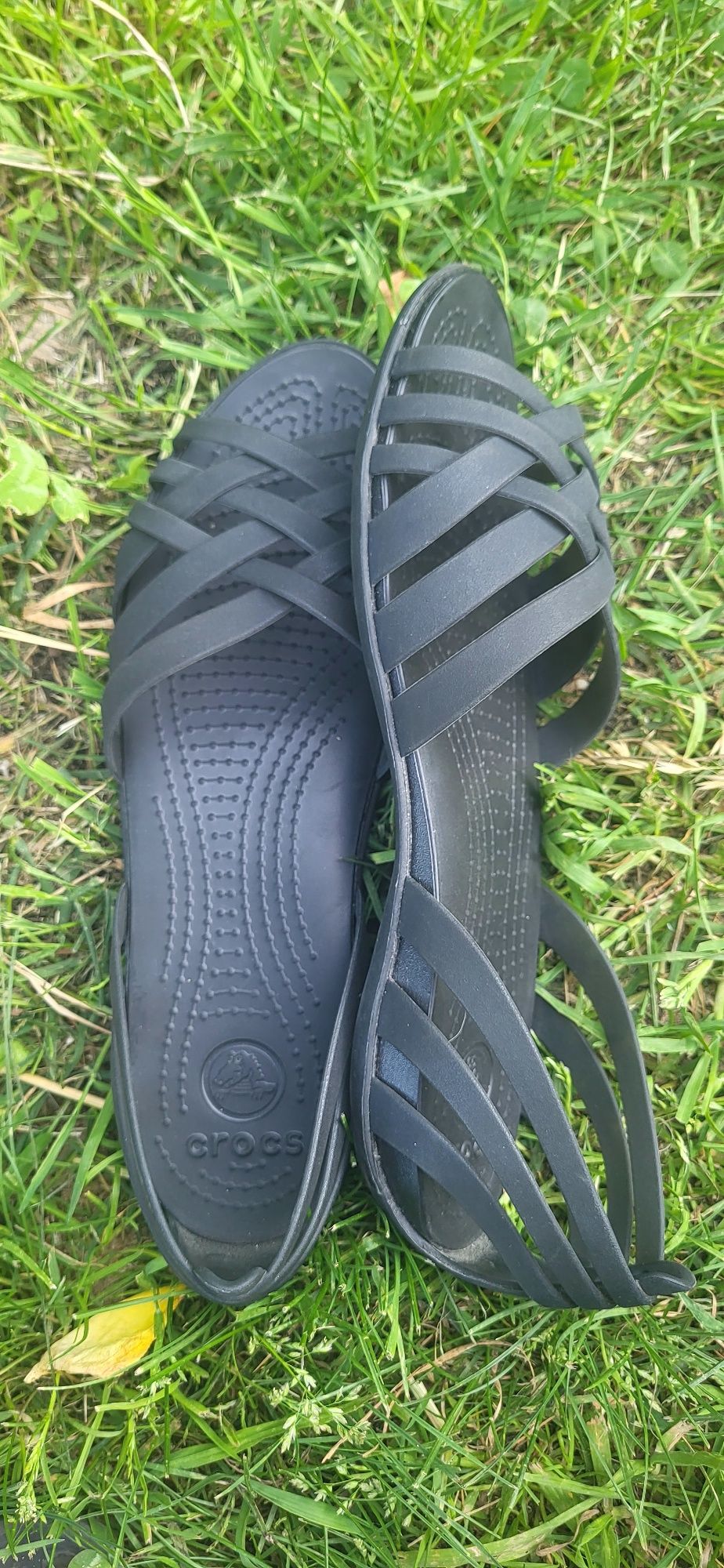 Sandaly Crocs huarache w10 41 42 czarne