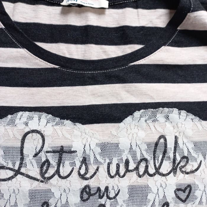 T shirt młodzieżowy h&m