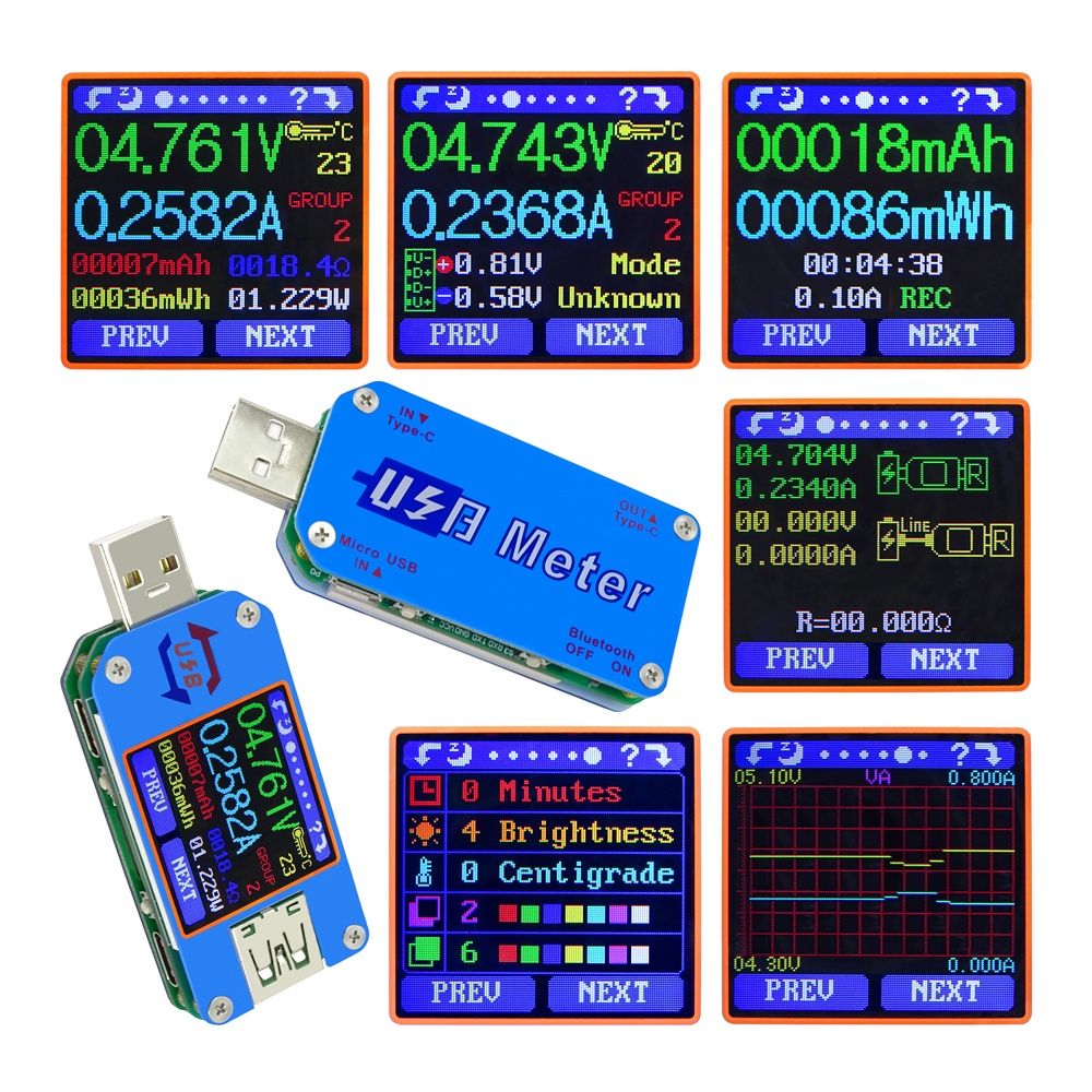 Miernik tester USB UM25C Bluetooth®