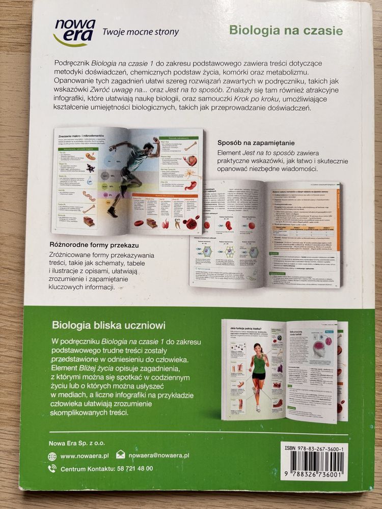 Biologia na czasie 1. Zakres podstawowy.