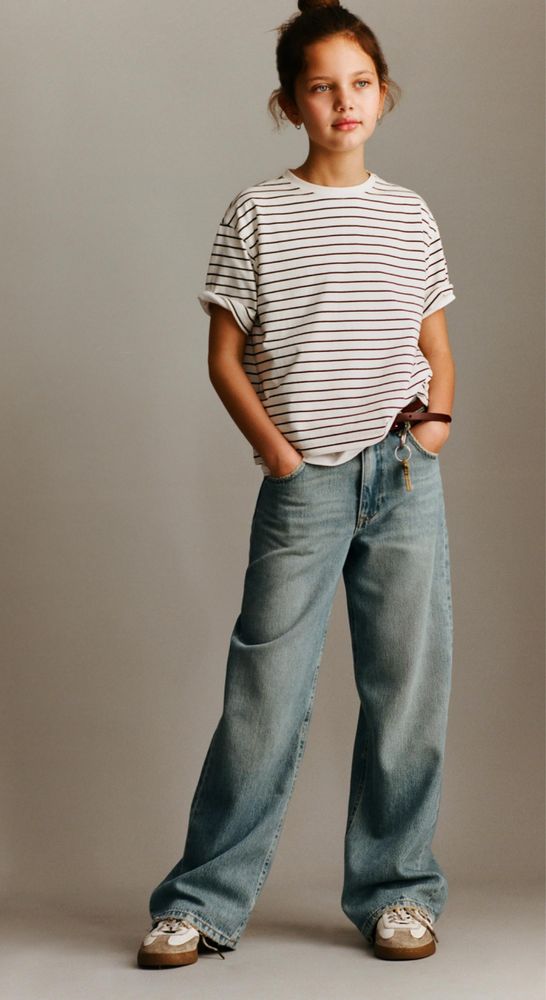 Джинсы zara на девочку 11-12 л