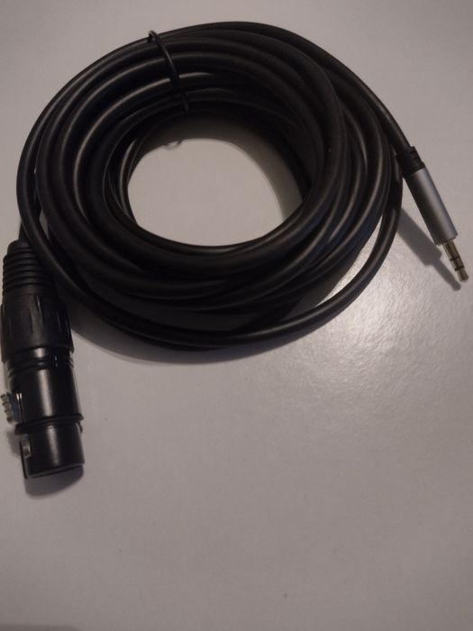 Kabel mikrofonu 3,5mm XLR 5 m