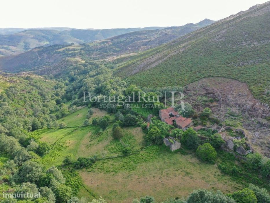 Aldeia Transmontana composta por 22 casas com 63 hectares
