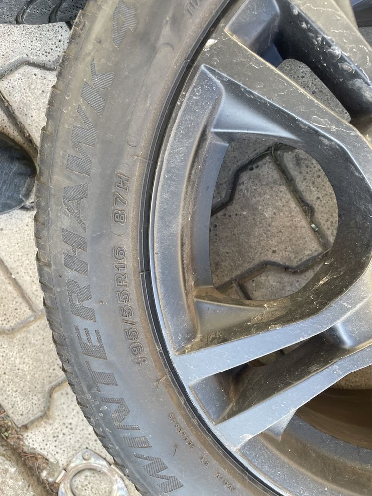 Kola felgi opony zimowe 5x110 Corsa D 195/55R16