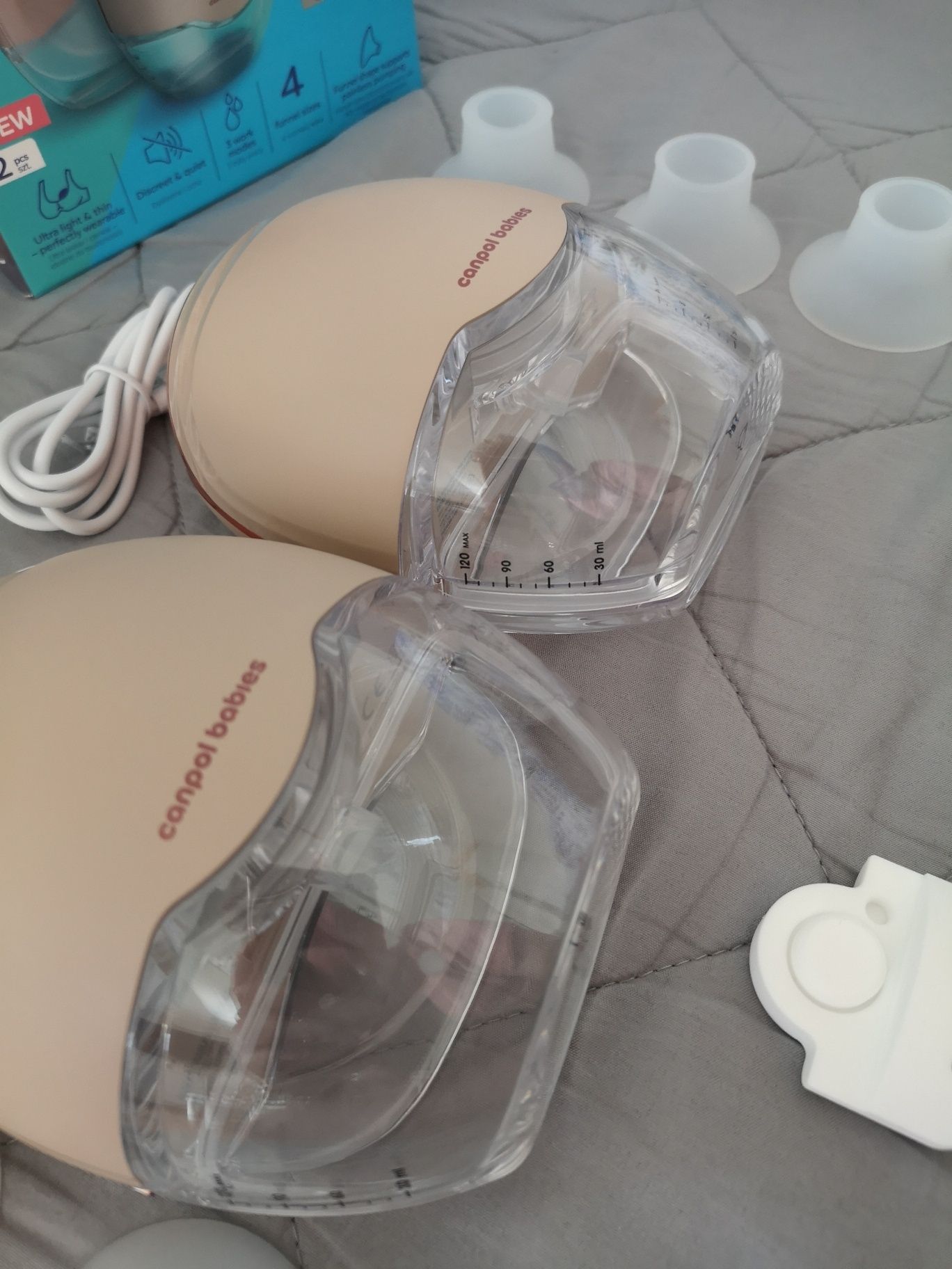 Laktator Canpol babies hands free muszlowy 2 szt