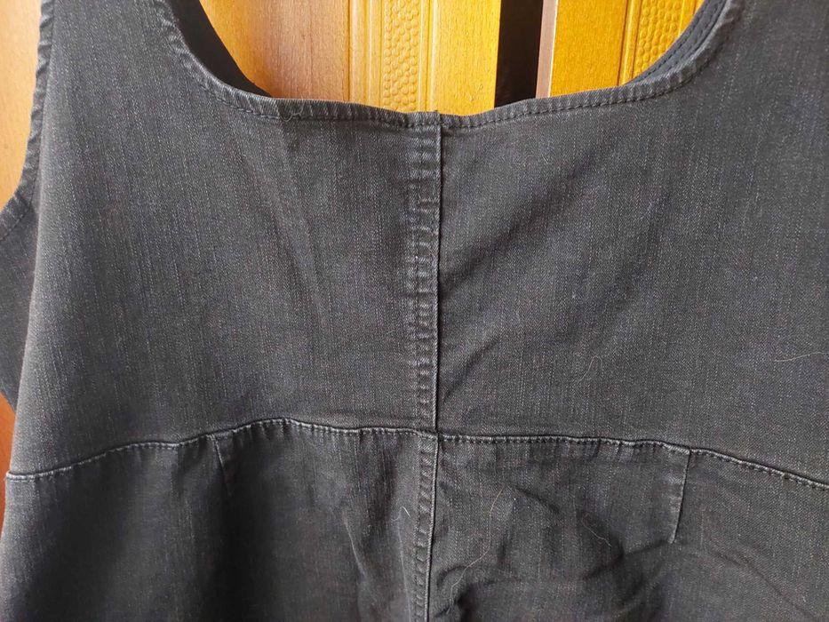 Зручний  джинсовий сарафан щільна тканина великий розмір