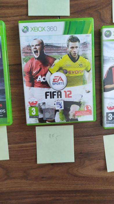 Zestaw gier na XBOX FIFA cały zestaw