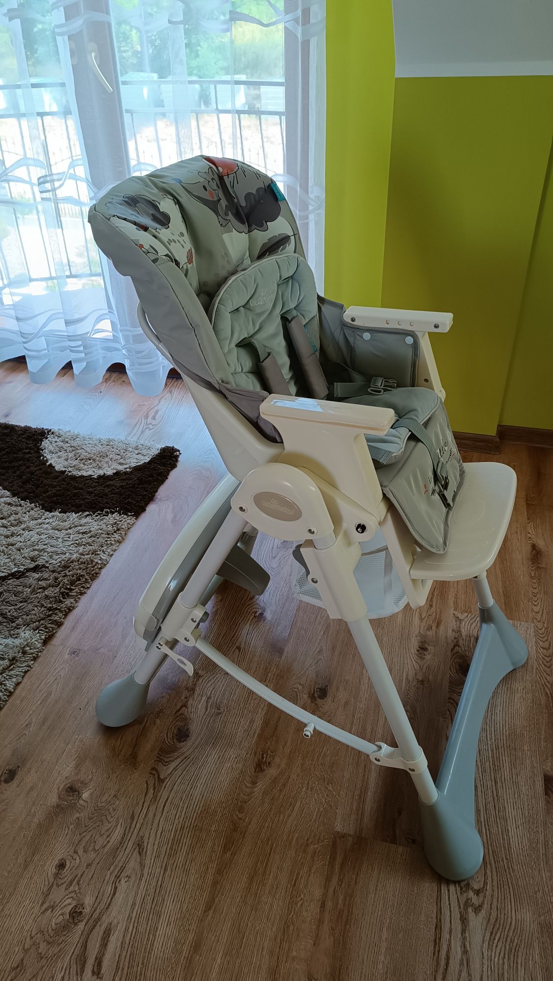Krzesełko do karmienia baby design baby Gray