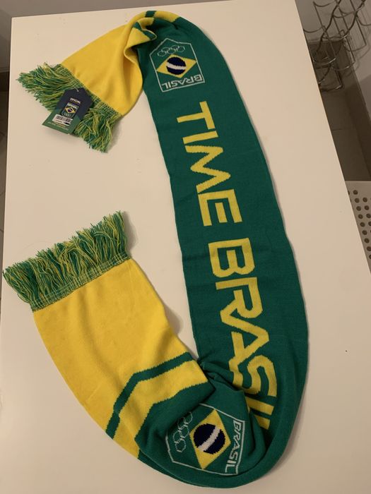 Cachecol oficial Brasil Olimpiadas