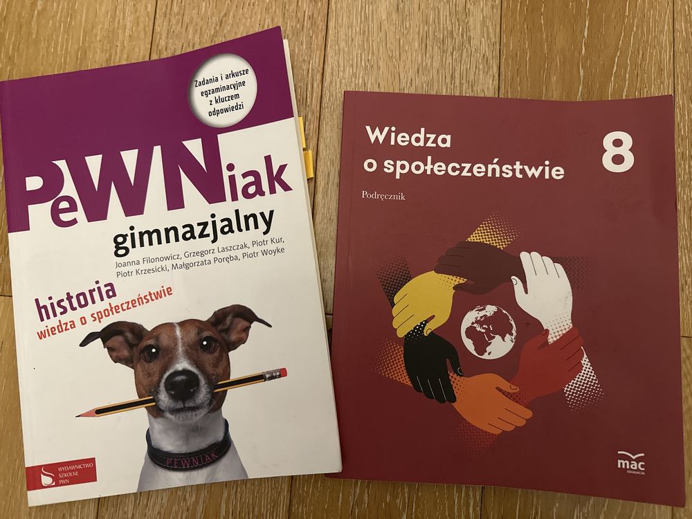 Podręcznik wiedza o społeczeństwie 8 klasa i arkusze do cwiczeń