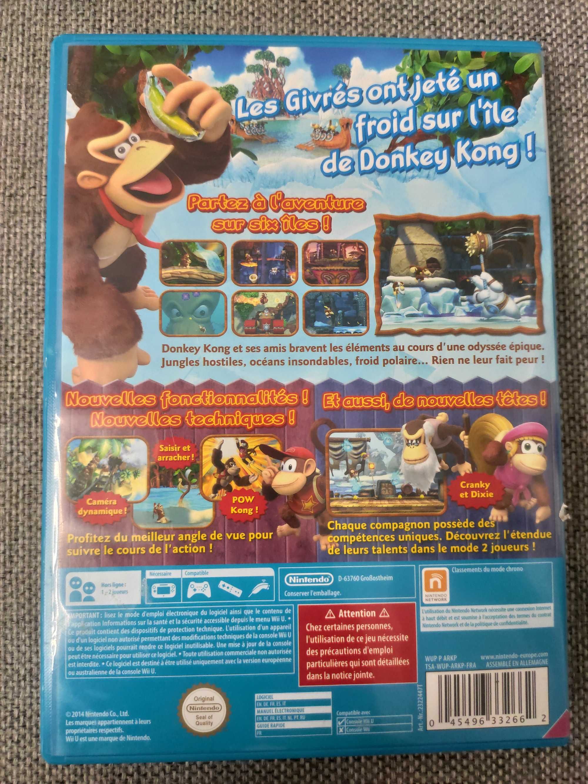 Donkey Kong Tropical Freeze - Nintendo Wii U WiiU gra PAL