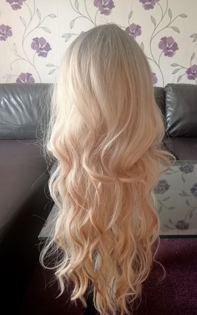 Peruka blond ombre