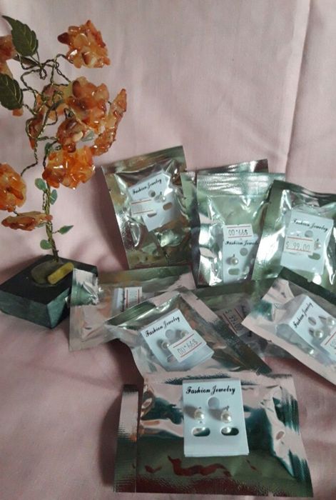 Бижутерия  браслет сережки з жемчугом