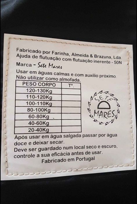 Colete de Flutuação Sete Mares Adulto