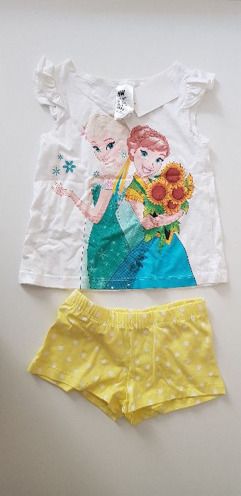 Nowy komplet H&M Kraina Lodu, Frozen Elsa 98/104 z metkami