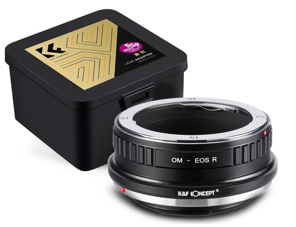 Adapter Olympus OM na EOS R Canon RF EF-R przejściówka KF Concept 2024