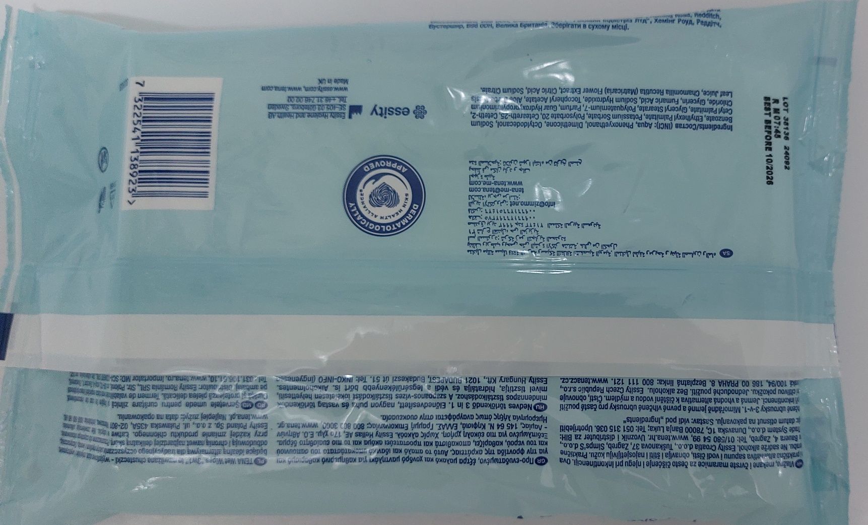 Продам влажные полотенца Теna Wet Wipes