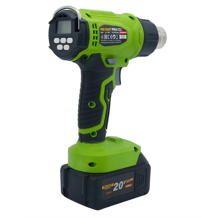 Фен строительный аккумуляторный Procraft PH24 500°С(без АКБ и ЗУ)