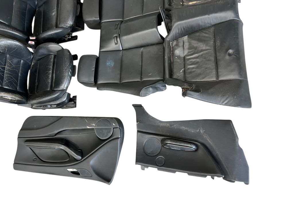 Wnetrze fotele sportsitze bmw e46 czarna skora kabriolet cabrio