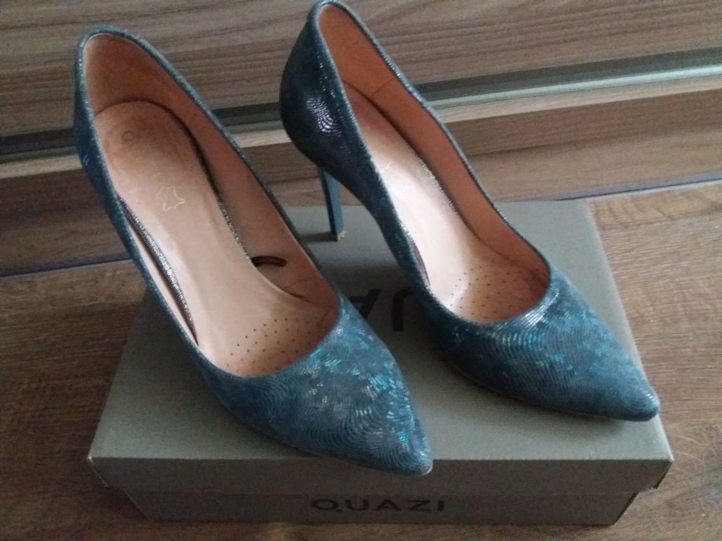 Buty szpilki Quazi skóra naturalna 39