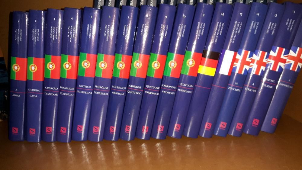 Dicionários português inglês alemão e francês