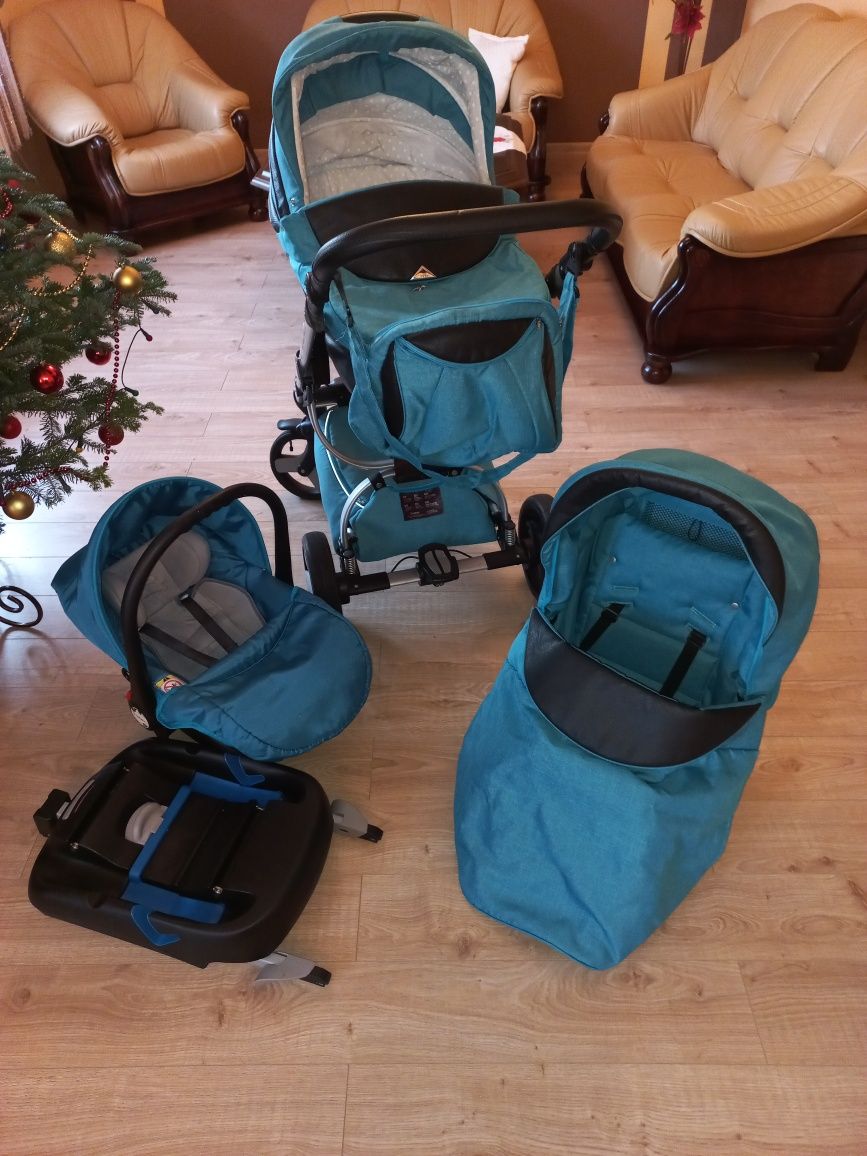 Sprzedam wózek 3w1 + isofix