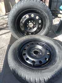 Зимняя резина, 2 колеса в сборе Hankook 185/65 R14 в хорошем состоянии