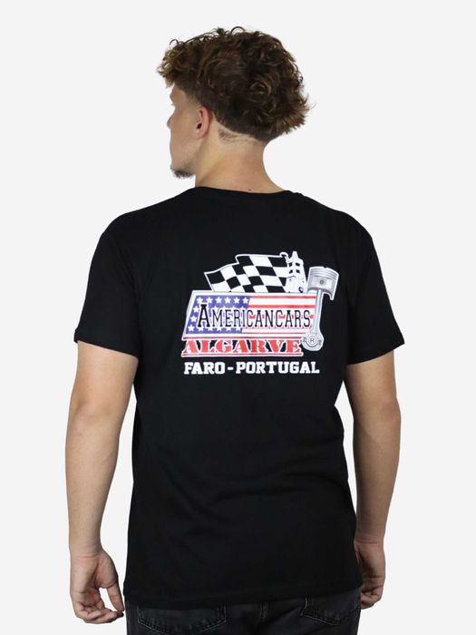 T-shirt Americancars Algarve Muscle Car Carros americanos Hot Rod