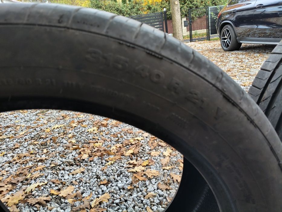 Opony letnie Continental 315/40R21 i 275/45R21 sportcontact 5 DOT 1823