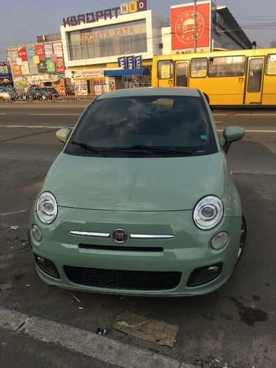 Fiat 500 1.4 USA бампер капот телевізор, Коробка, піввісь