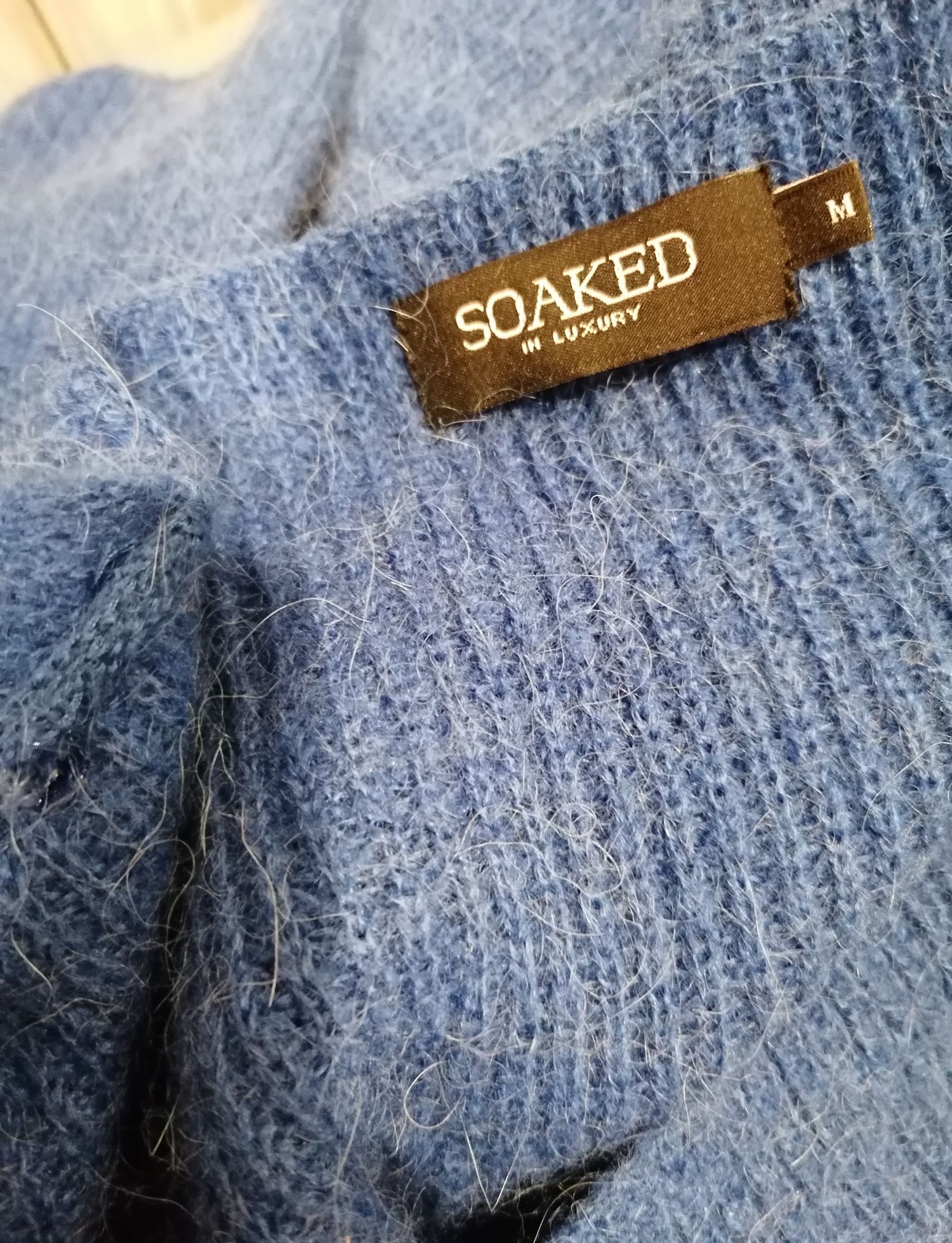 Sweter damski SOAKED wełna alpaka oversize