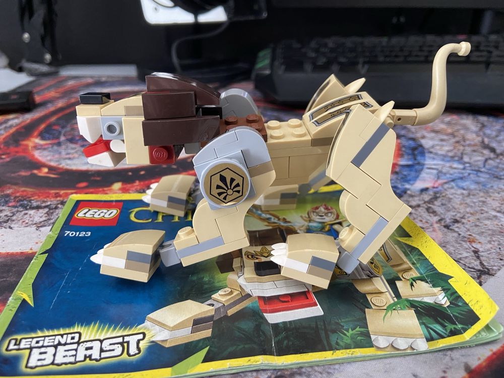 Zestaw lego chima legend beast lew