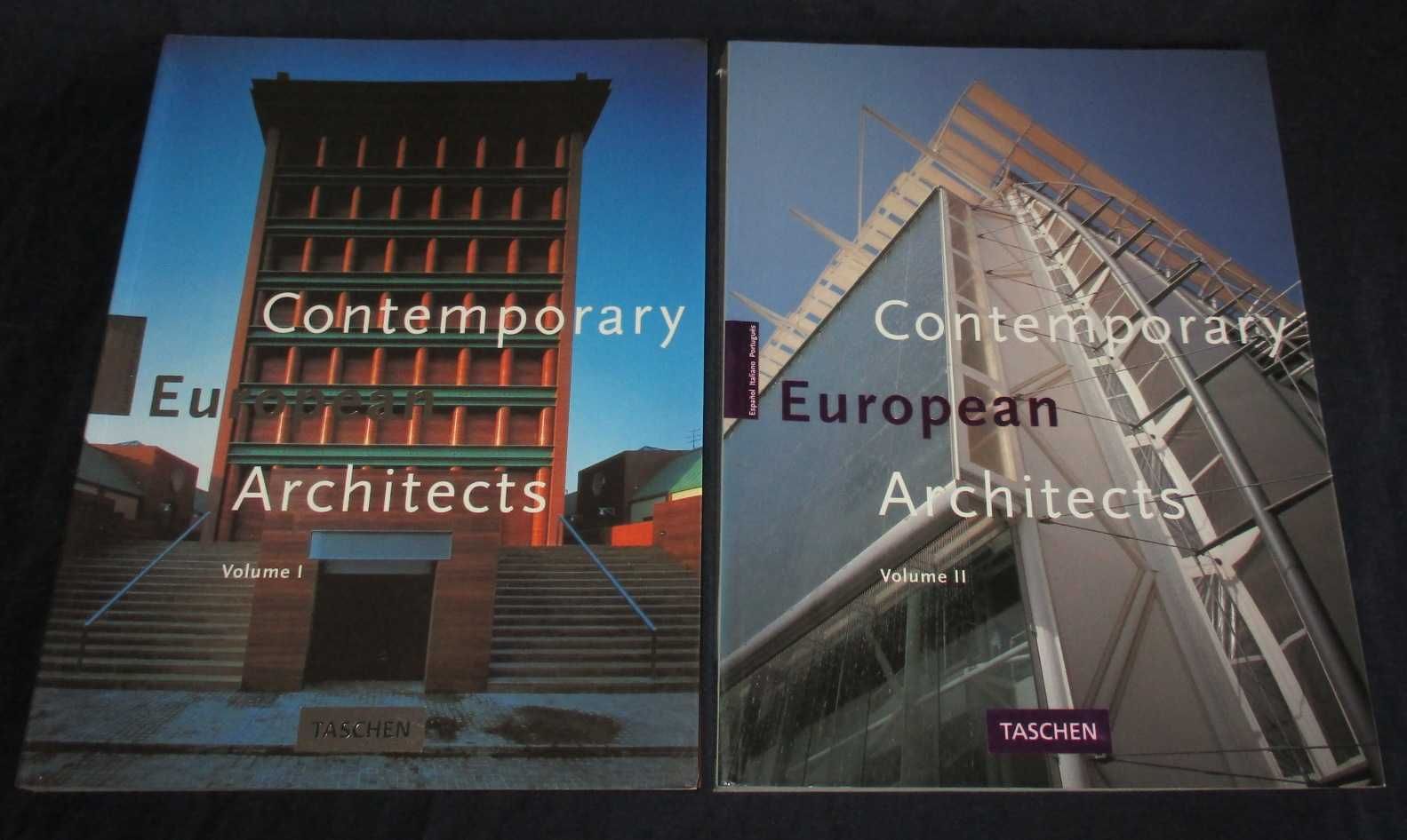 Livros Contemporary European Architects 2 volumes Taschen