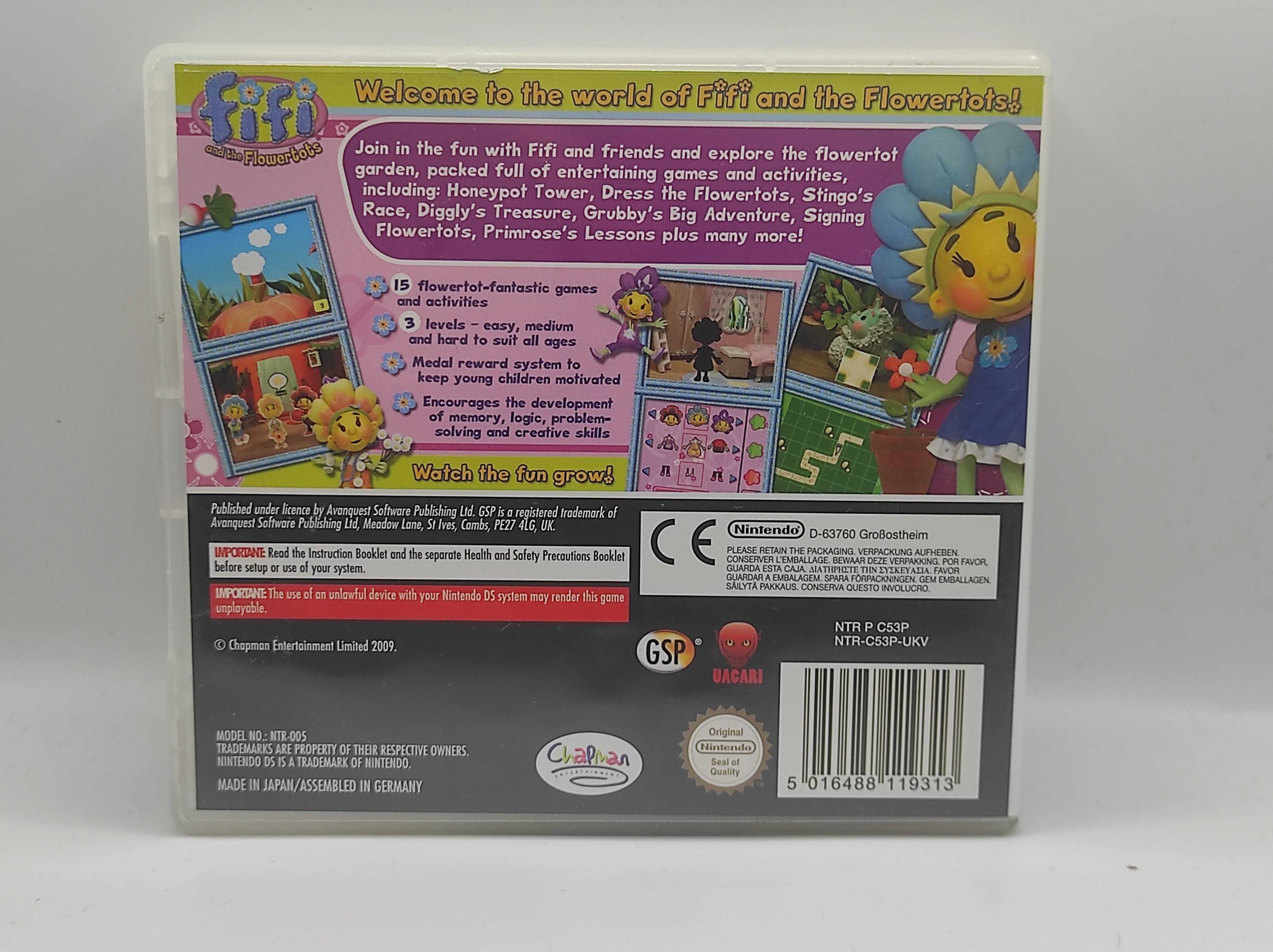 Gra nintendo DS Fifi and the Flowertots