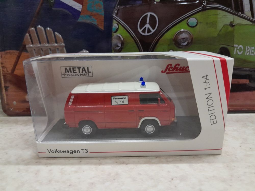 Volkswagen VW T3 Fire Brigade / Art No. 452027900, Schuco Car Model