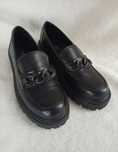 Mokasyny damskie buty czarne rozmiar 40