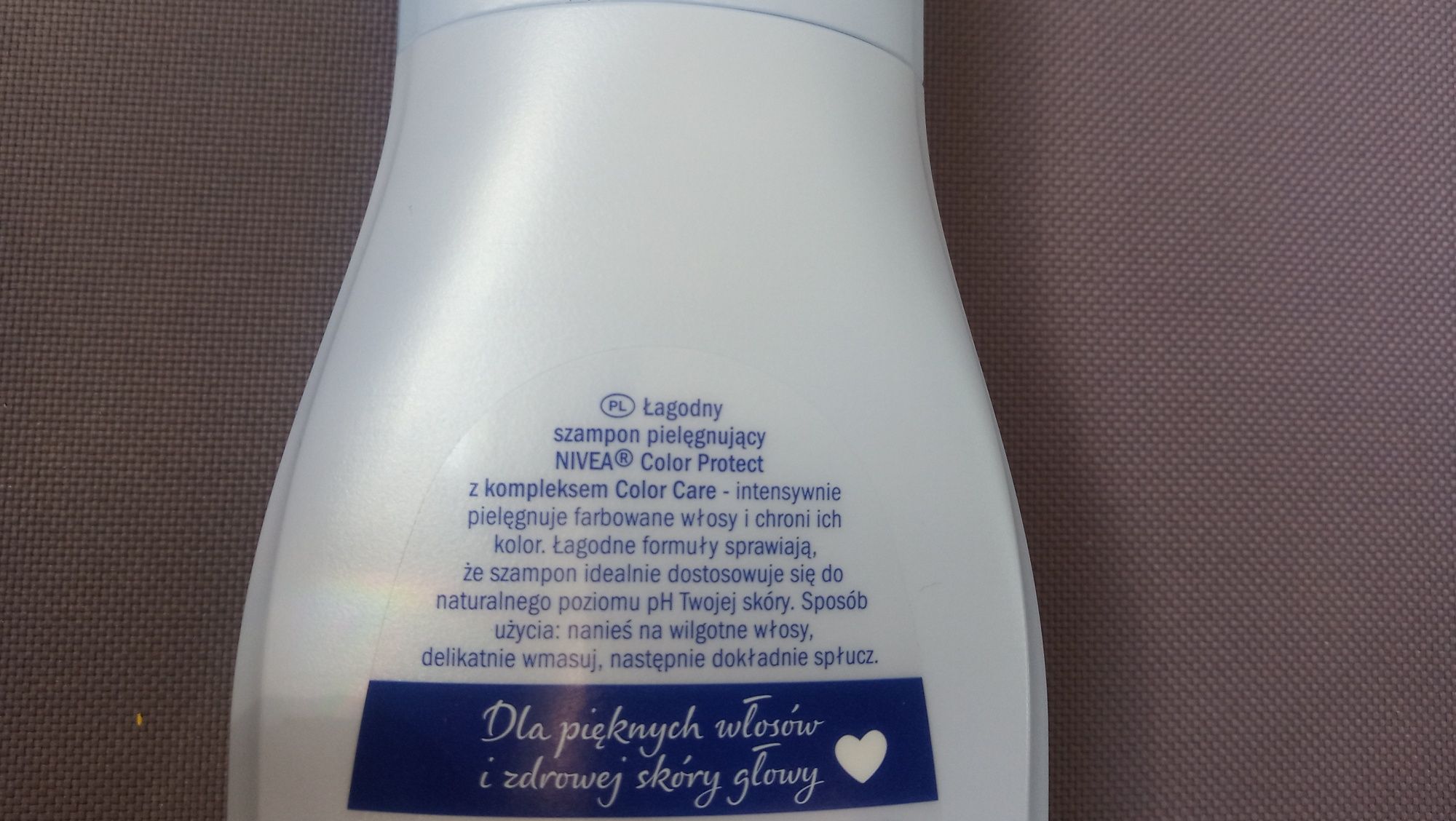 Szampon Nivea color Perfect - włosy farbowane