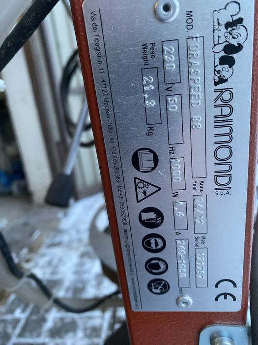 Raimondi Otwornica FORASEED 08 230V Gres Płytki Marmur