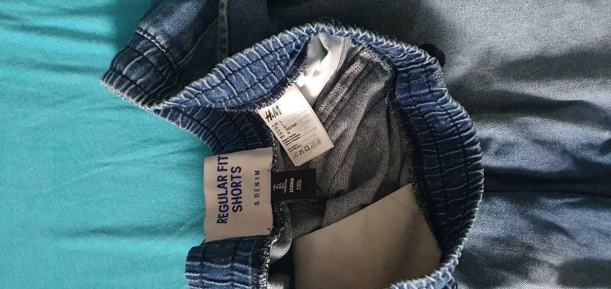 Spodenki Męskie jeansy h&m