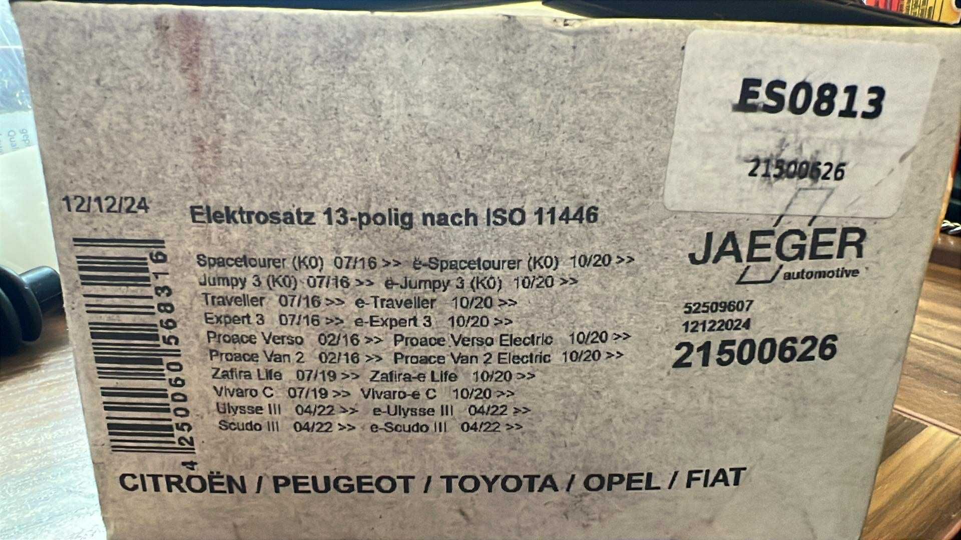 JAEGER ES083 Zestaw elektryczny, zestaw zaczepu przyczepy