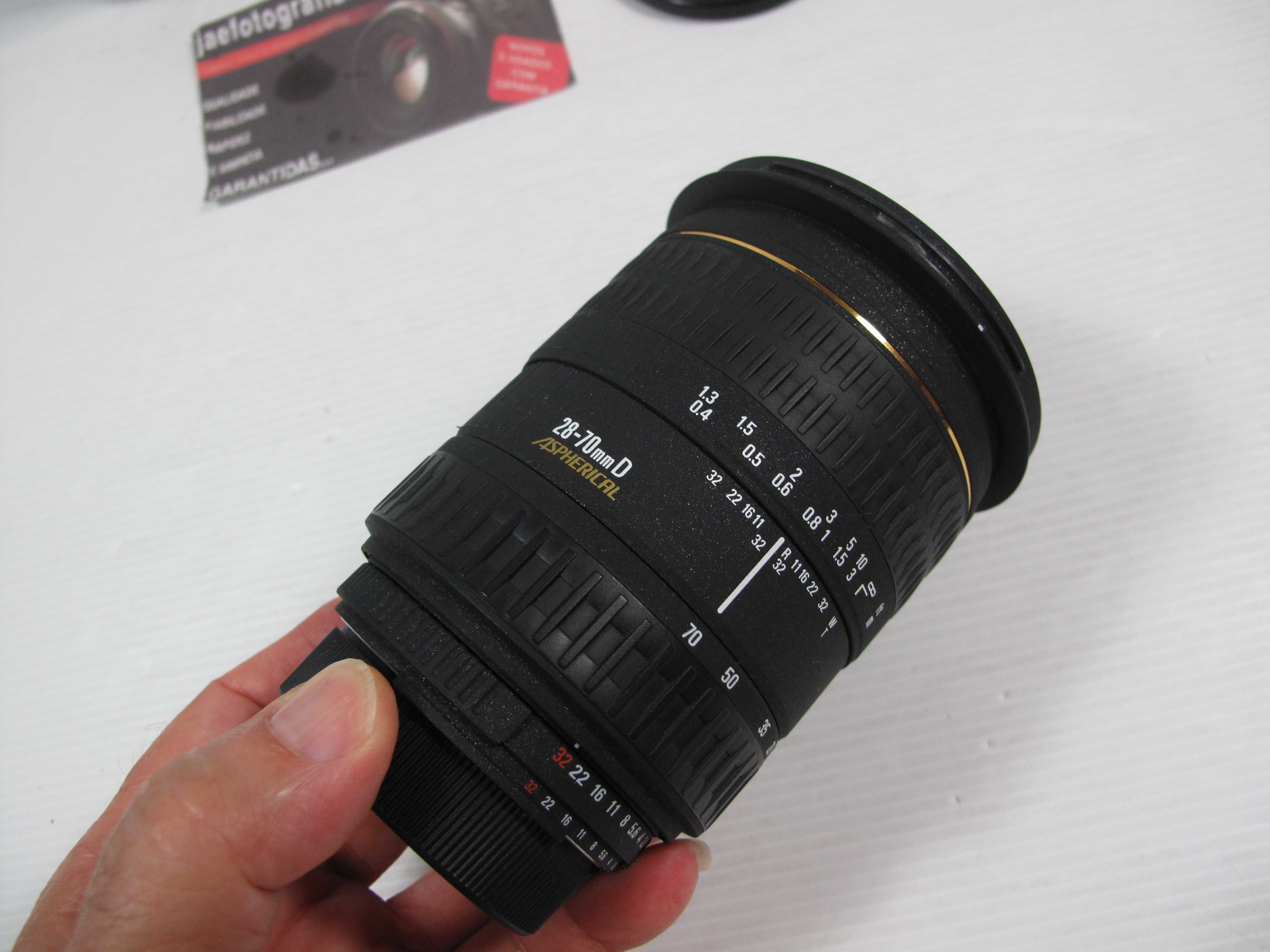Sigma 28-70mm 2.8D  na Bolsa para Nikon - Estado conforme fotos