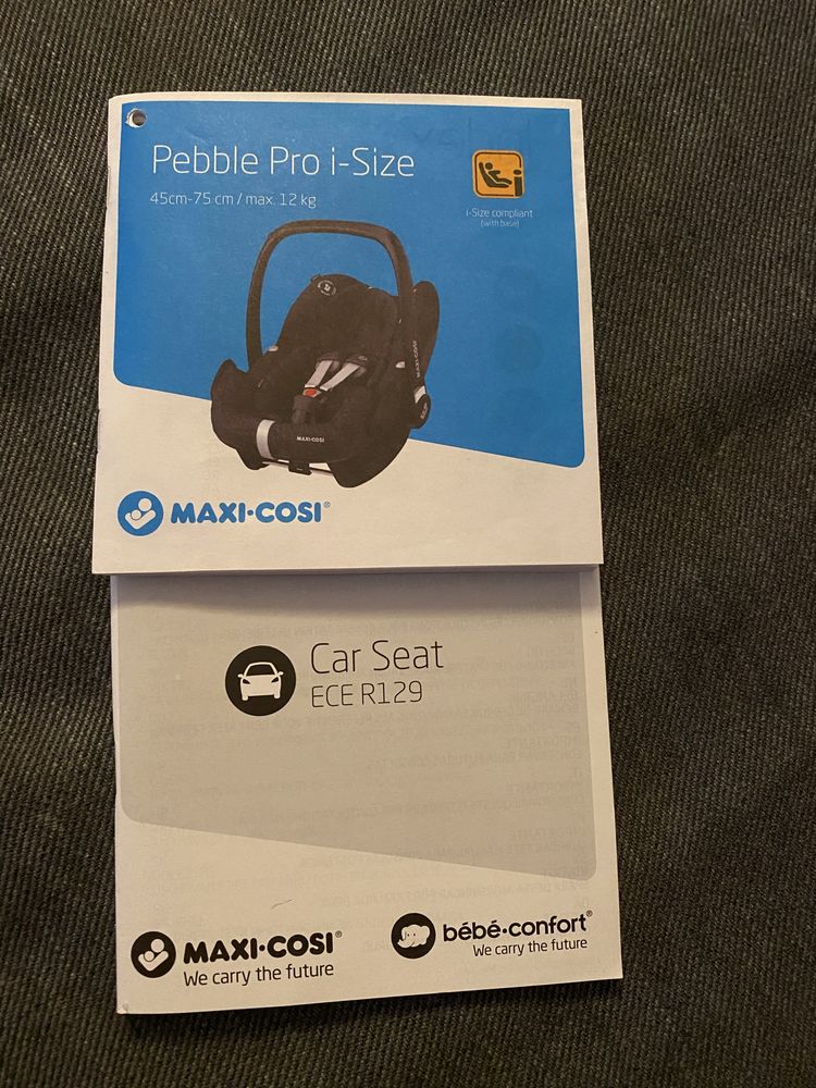 Fotelik / Nosidełko Maxi Cosi Pebble Pro i size