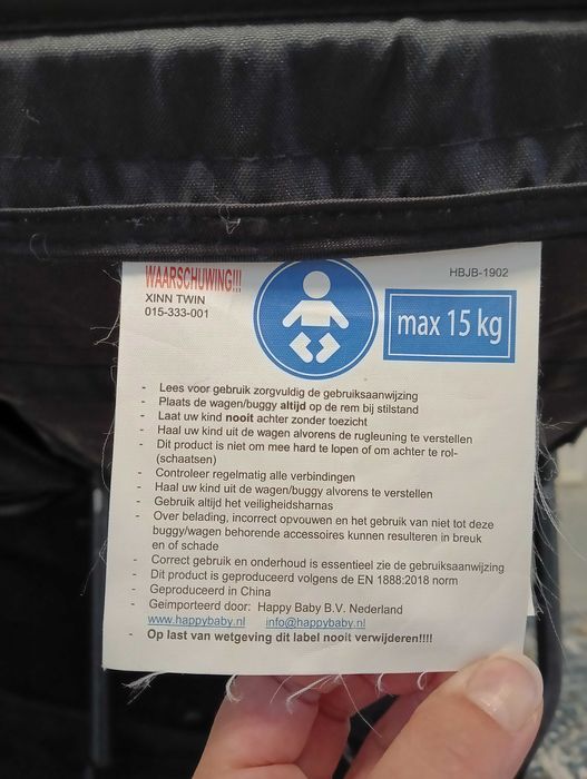 Wózek spacerowy dla bliźniąt