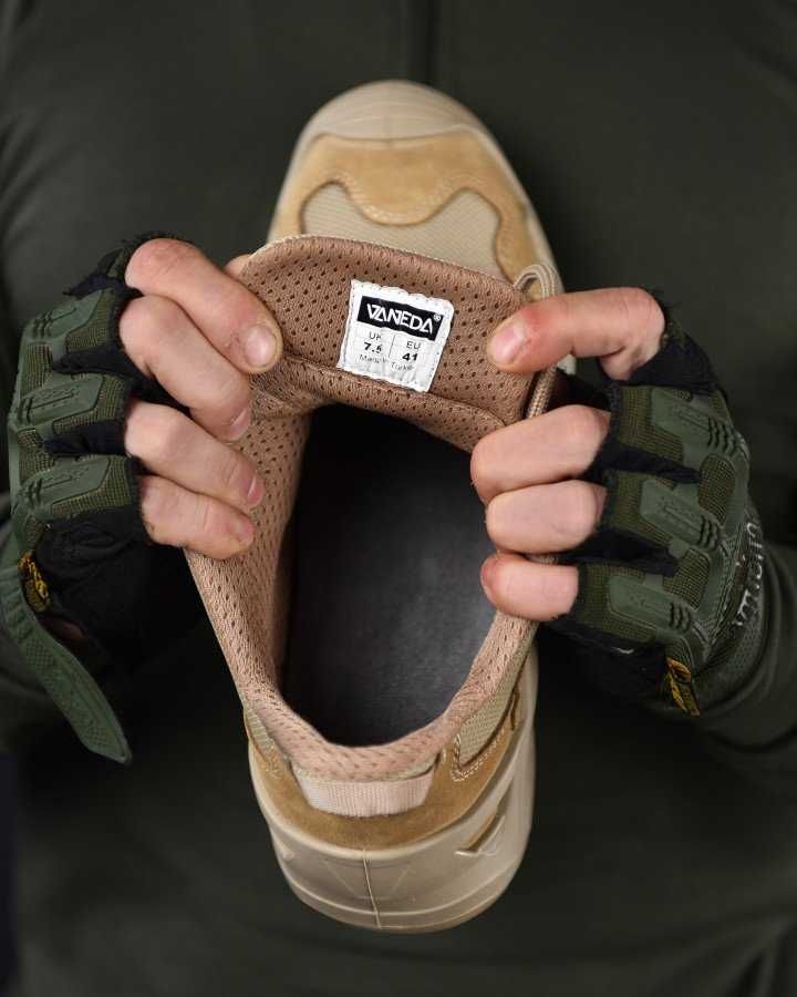 Кросівки тактичні армійські Vaneda cayote, військове взуття ЗСУ
