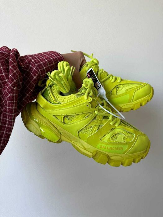 Женские кожаные кроссовки Balenciaga Track шкіряні баленсіага трек