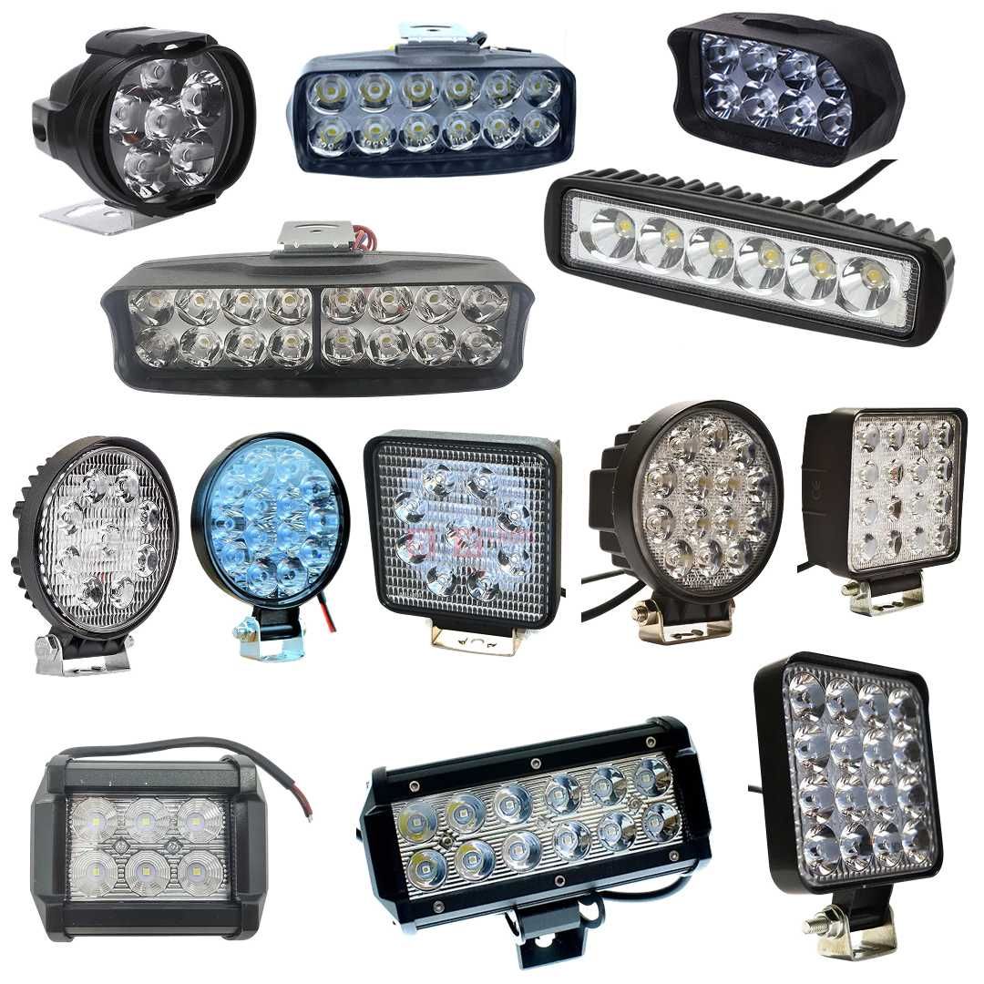 Дополнительные фары на авто LED/ЛЕД фары противотуманки, доп фары, дхо