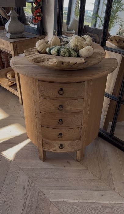 Szafka z drewna teak , drewniana komoda